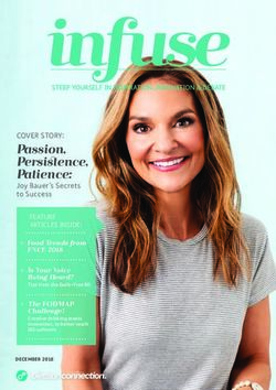 Passion, Persistence, Patience: COVER STORY: Dietitian Connection