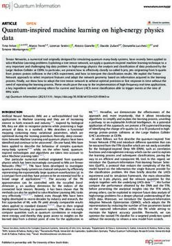 Quantum-inspired machine learning on high-energy physics data