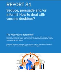 REPORT 31 Seduce, persuade and/or inform? How to deal with vaccine doubters? - De Motivatiebarometer