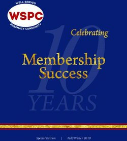 SPECIALEDITION | FALL/WINTER2019 - WSPC