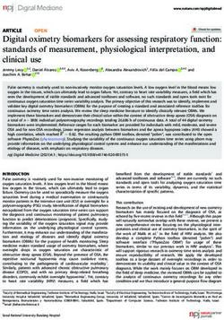 Digital oximetry biomarkers for assessing respiratory function: standards of measurement, physiological interpretation, and clinical use - Nature
