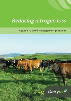 Reducing nitrogen loss - A guide to good management practices