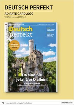 DEUTSCH PERFEKT AD RATE CARD 2020 - Valid from 1 January 2020, No. 15 - Spotlight Verlag