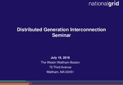 Distributed Generation Interconnection Seminar - July 19, 2018 The Westin Waltham-Boston