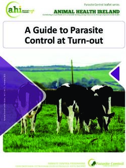 A Guide to Parasite Control at Turn-out - Animal Health Ireland