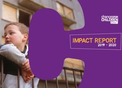 Impact report 2019 2020 - Buttle UK