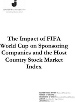 THE IMPACT OF FIFA WORLD CUP ON SPONSORING COMPANIES AND THE HOST COUNTRY STOCK MARKET INDEX - DIVA PORTAL