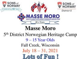 Masse Moro July 18 - 31, 2021 - Fall Creek, Wisconsin - Sons of Norway District 5