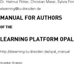 MANUAL FOR AUTHORS - LEARNING PLATFORM OPAL
