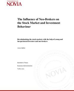 The Influence of Neo-Brokers on the Stock Market and Investment Behaviour - Revolutionising the stock markets with the help of young and ...