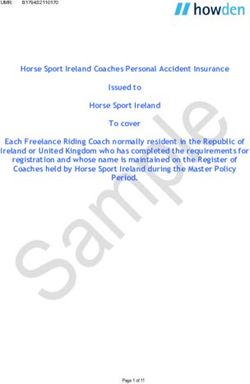 Horse Sport Ireland Coaches Personal Accident Insurance Issued to Horse Sport Ireland To cover Each Freelance Riding Coach normally resident in ...