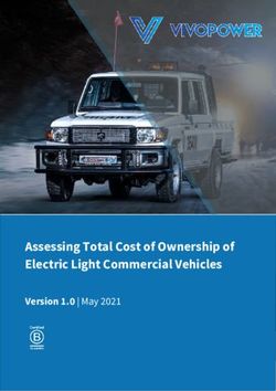 Assessing Total Cost of Ownership of Electric Light Commercial Vehicles - Version 1.0 | May 2021