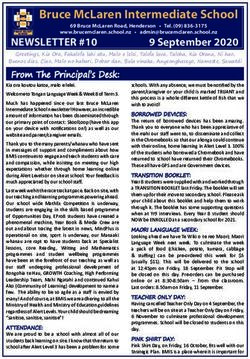 BRUCE MCLAREN INTERMEDIATE SCHOOL