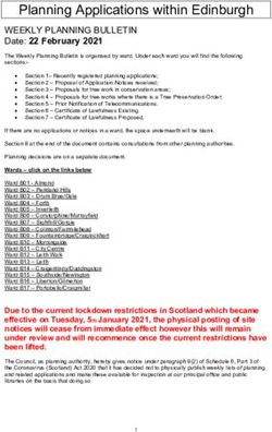 Planning Applications within Edinburgh - Edinburgh Council