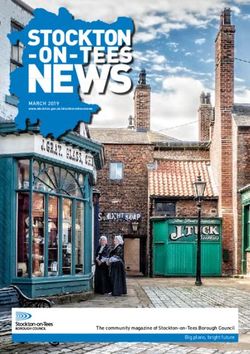 MARCH 2019 - The community magazine of Stockton-on-Tees Borough Council Big plans, bright future - Stockton Council