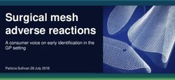 Surgical mesh adverse reactions - A consumer voice on early identification in the GP setting