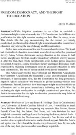 FREEDOM, DEMOCRACY, AND THE RIGHT TO EDUCATION
