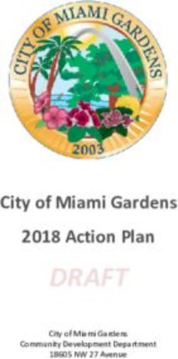 DRAFT City of Miami Gardens 2018 Action Plan