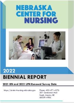 BIENNIAL REPORT 2022 2021 RN and 2021 LPN Renewal Survey Data - Nebraska Center for Nursing