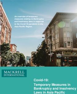 Covid-19: Temporary Measures in Bankruptcy and Insolvency Laws in Asia Pacific - An overview of temporary measures relating to Bankruptcy and ...