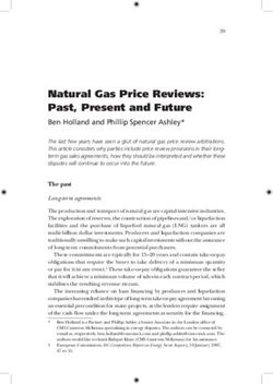 Natural Gas Price Reviews: Past, Present and Future