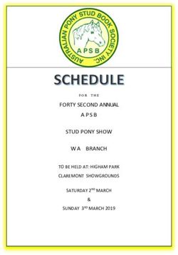 FORTY SECOND ANNUAL STUD PONY SHOW W A BRANCH - TO BE HELD AT: HIGHAM PARK CLAREMONT SHOWGROUNDS