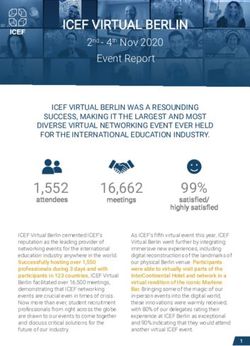 ICEF VIRTUAL BERLIN 2nd - 4th Nov 2020