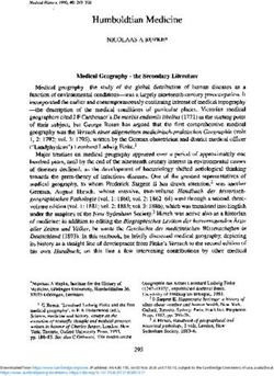 Humboldtian Medicine - Cambridge University Press