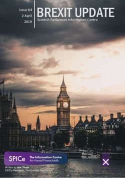 BREXI T UPDATE Issue 84 2 April - Scottish Parliament