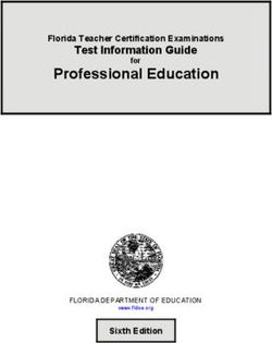 Professional Education - Test Information Guide Florida Teacher Certification Examinations