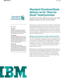 Standard Chartered Bank delivers on its "Here for Good" brand promise