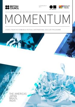 MOMENTUM - THE AMERICAS JAPAN BRAZIL - STORIES FROM THE EDINBURGH FESTIVALS INTERNATIONAL DELEGATE PROGRAMME - Edinburgh Festival City