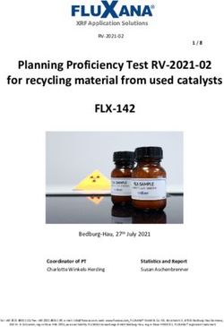 Planning Proficiency Test RV-2021-02 for recycling material from used catalysts - FLX-142