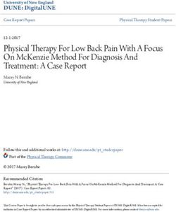 PHYSICAL THERAPY FOR LOW BACK PAIN WITH A FOCUS ON MCKENZIE METHOD FOR DIAGNOSIS AND TREATMENT: A CASE REPORT - SEMANTIC SCHOLAR