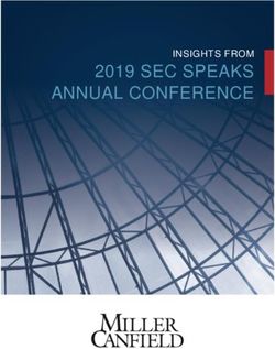 2019 SEC SPEAKS ANNUAL CONFERENCE - INSIGHTS FROM - Miller Canfield
