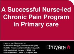 A Successful Nurse-led Chronic Pain Program in Primary care - Présenté par / Presented by: Dr. Elizabeth Muggah, Isabelle Leclerc (RN), Dr. Hillel ...