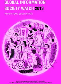 GLOBAL INFORMATION SOCIETY WATCH 2013 - WOMEN'S RIGHTS, GENDER AND ICTS