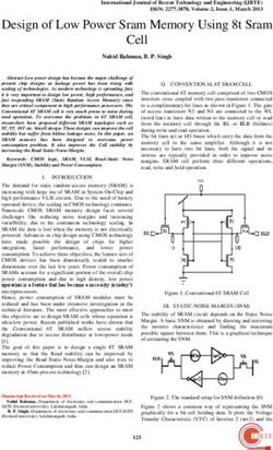 Design of Low Power Sram Memory Using 8t Sram Cell