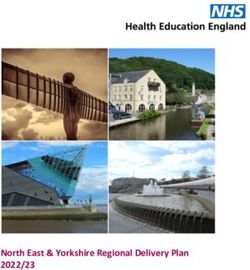 North East & Yorkshire Regional Delivery Plan 2022/23