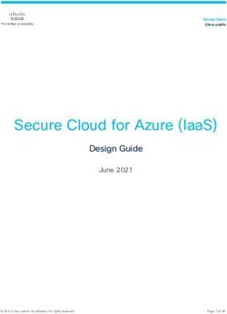 Secure Cloud for Azure (IaaS) - Design Guide June 2021 - Cisco