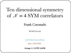 = 4 Ten dimensional symmetry SYM correlators - Frank Coronado - ICTP - SAIFR