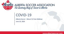 COVID-19 Alberta Soccer - Return To Train Webinar June 10, 2020