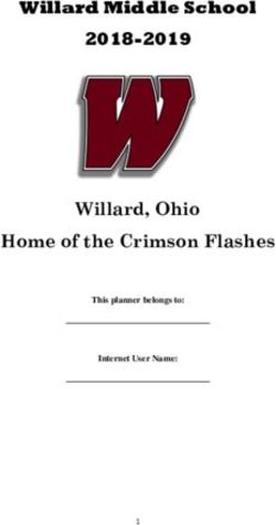 Willard Middle School 2018-2019 - Willard, Ohio Home of the Crimson Flashes - Willard City Schools