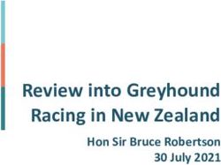 Review into Greyhound Racing in New Zealand - Hon Sir Bruce Robertson 30 July 2021 - Beehive ...