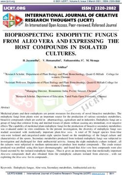 BIOPROSPECTING ENDOPHYTIC FUNGUS FROM ALEO VERA AND EXPRESSING THE HOST COMPOUNDS IN ISOLATED CULTURES - IJCRT