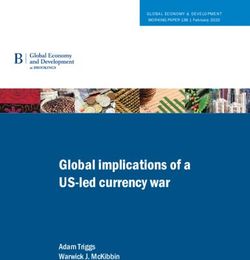 GLOBAL IMPLICATIONS OF A US-LED CURRENCY WAR - ADAM TRIGGS WARWICK J. MCKIBBIN - GLOBAL ECONOMY & DEVELOPMENT - BROOKINGS ...