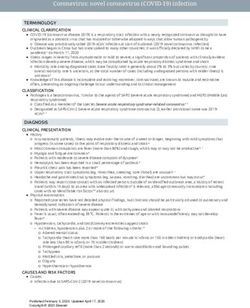 Coronavirus: novel coronavirus (COVID-19) infection - Elsevier