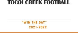 TOCOI CREEK FOOTBALL "WIN THE DAY" 2021-2022 - Tocoi Creek High School
