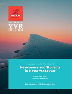 YVR - Newcomers and Students in Metro Vancouver - Sher Vancouver