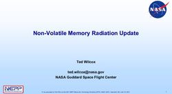 Non-Volatile Memory Radiation Update - Ted Wilcox NASA Goddard Space Flight Center - NASA NEPP